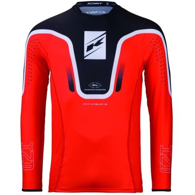 Kenny, Motorsportbekleidung, Racing T-Shirt Cross/Enduro Titanium Rot Grösse M (M) Kenny, Motorsportbekleidung, Racing T-Shirt Cross/Enduro Titanium Rot Grösse M (M)