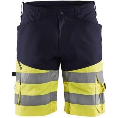 Blakläder, Arbeitshose, Warnschutz-Shorts, gelb / marineblau, Konfektionsgrösse DE: 50 (50) Blakläder, Arbeitshose, Warnschutz-Shorts, gelb / marineblau, Konfektionsgrösse DE: 50 (50)