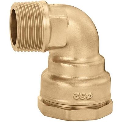 Caleffi, Kabelleitung, Winkelverschraubung 867 Messing 40 x 1 1/4" AG Caleffi, Kabelleitung, Winkelverschraubung 867 Messing 40 x 1 1/4" AG