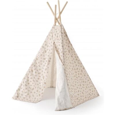 Made Modern Holdings Kid Made Modern - Tipi tent dot - Hvid - 100x95x140 cm Made Modern Holdings Kid Made Modern - Tipi tent dot - Hvid - 100x95x140 cm