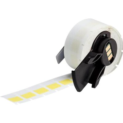 Brady, Etikettenrolle, M6-11-427-YL, Vinyl, selbstlaminierend, Gelb/Transparent, matt, 12.70 x 9.53(19.05) mm, für (26.97 mm) Brady, Etikettenrolle, M6-11-427-YL, Vinyl, selbstlaminierend, Gelb/Transparent, matt, 12.70 x 9.53(19.05) mm, für (26.97 mm)