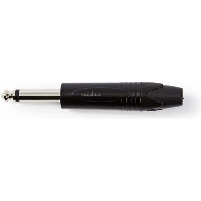 Nedis Audio-Stecker Mono Mach oder 6.35 mm schwarz, Audio Stecker, Schwarz Nedis Audio-Stecker Mono Mach oder 6.35 mm schwarz, Audio Stecker, Schwarz