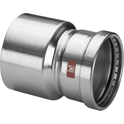 Viega, Rohrverbindungstechnik, XL-Reduzierstück Temponox m SC Einst.ende Pressanschluss 88,9x54mm (Pressverbindung) Viega, Rohrverbindungstechnik, XL-Reduzierstück Temponox m SC Einst.ende Pressanschluss 88,9x54mm (Pressverbindung)