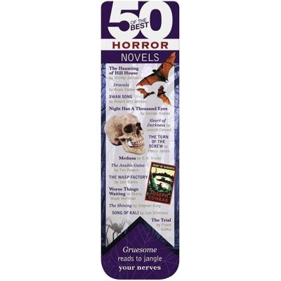 IF, Schreibtisch Accessoire, 50 BEST – Horror – magnetisches Lesezeichen IF, Schreibtisch Accessoire, 50 BEST – Horror – magnetisches Lesezeichen