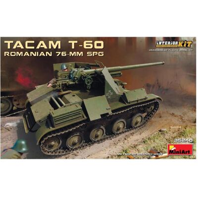 Mini art Romanian 76-mm SPG Tacam T-60 InteriorKi Mini art Romanian 76-mm SPG Tacam T-60 InteriorKi