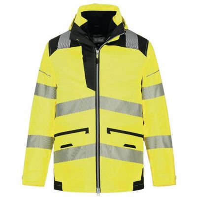 Portwest, Arbeitsjacke, Warnschutzjacke 5-in-1 mit 10 Taschen Gelb L (L) Portwest, Arbeitsjacke, Warnschutzjacke 5-in-1 mit 10 Taschen Gelb L (L)