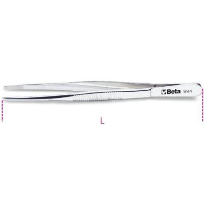 BETA, Pinzette, 009940001 994 150 Pinzette, gerade, breite Backen 150 L mm BETA, Pinzette, 009940001 994 150 Pinzette, gerade, breite Backen 150 L mm