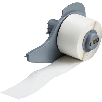 Brady, Etikettenrolle, M7-21-498, Vinylgewebe, Weiss, matt, 25.40 x 63.50 mm, wiederablösbar (100 E.) (33.32 mm) Brady, Etikettenrolle, M7-21-498, Vinylgewebe, Weiss, matt, 25.40 x 63.50 mm, wiederablösbar (100 E.) (33.32 mm)