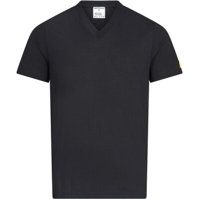 Safeguard, Arbeitsoberteil, ESD-T-Shirt, V-Ausschnitt, 150g/m², schwarz, L (L) Safeguard, Arbeitsoberteil, ESD-T-Shirt, V-Ausschnitt, 150g/m², schwarz, L (L)