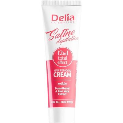 Delia Cosmetics Satine Depilation 12in1 Total Effect - Enthaarungscreme Delia Cosmetics Satine Depilation 12in1 Total Effect - Enthaarungscreme