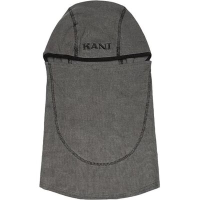 Karl Kani, Unisex, Sturmhaube + Halsschlauch, Sturmhaube mit Retro-Rippe, Grau, Silber, One Size Karl Kani, Unisex, Sturmhaube + Halsschlauch, Sturmhaube mit Retro-Rippe, Grau, Silber, One Size