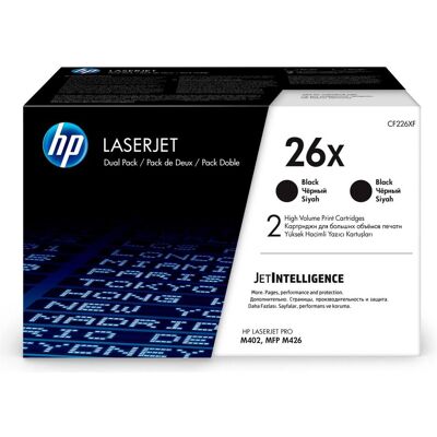 HP Toner, 26X (BK) Doppelpack (BK) HP Toner, 26X (BK) Doppelpack (BK)