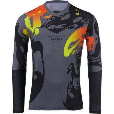 Kenny, Motorsportbekleidung, Racing T-Shirt Cross/Enduro Modell Performance Steel Farbe Grau/Schwarz/Gelb/Rot Grösse Xxxl (3XL) Kenny, Motorsportbekleidung, Racing T-Shirt Cross/Enduro Modell Performance Steel Farbe Grau/Schwarz/Gelb/Rot Grösse Xxxl (3XL)