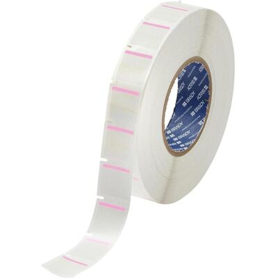 Brady, Etikettenrolle, THT-179-494-PK, Polyester, Weiss/Pink, glänzend, 25.40 x 25.40 mm, permanent (3000 E.) (25.40 mm) Brady, Etikettenrolle, THT-179-494-PK, Polyester, Weiss/Pink, glänzend, 25.40 x 25.40 mm, permanent (3000 E.) (25.40 mm)