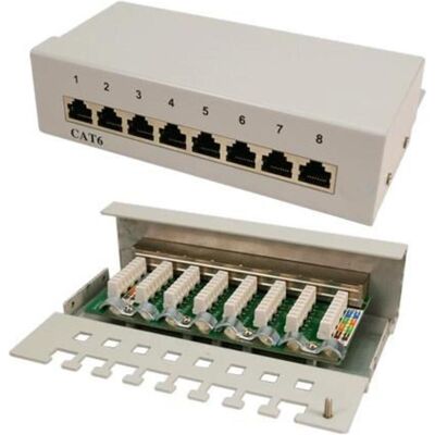 LogiLink NP0016A, 8x RJ-45, Server Zubehör, Grau LogiLink NP0016A, 8x RJ-45, Server Zubehör, Grau