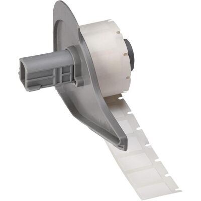 Brady, Etikettenrolle, M7-11-498, Vinylgewebe, Weiss, matt, 19.05 x 12.70 mm, wiederablösbar (500 E.) Brady, Etikettenrolle, M7-11-498, Vinylgewebe, Weiss, matt, 19.05 x 12.70 mm, wiederablösbar (500 E.)