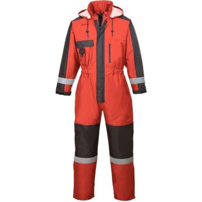 Portwest, Schutzanzug + Arbeitsoverall, Herren Winter Arbeitsoverall -40 °C Kälteschutz Rot XL (XL) Portwest, Schutzanzug + Arbeitsoverall, Herren Winter Arbeitsoverall -40 °C Kälteschutz Rot XL (XL)