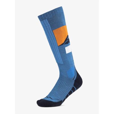 Buff, Unisex, Sportsocken, Merino HW Over The Calf (36 - 38), Blau Buff, Unisex, Sportsocken, Merino HW Over The Calf (36 - 38), Blau