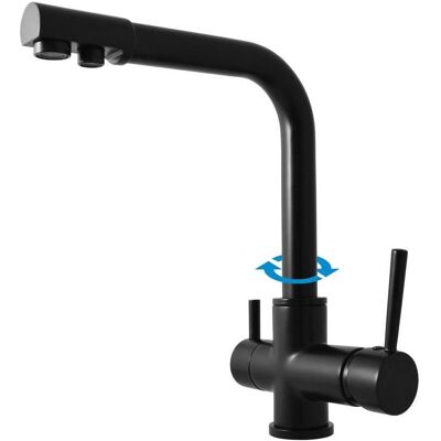 Domoletti, Küchenarmatur, Seina Sink Lever Mixer Black M Domoletti, Küchenarmatur, Seina Sink Lever Mixer Black M