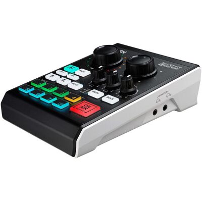 Aten UC8000 Podcast AI Audio Mixer MicLIVE 6-CH, Mischpult, Grau, Schwarz Aten UC8000 Podcast AI Audio Mixer MicLIVE 6-CH, Mischpult, Grau, Schwarz