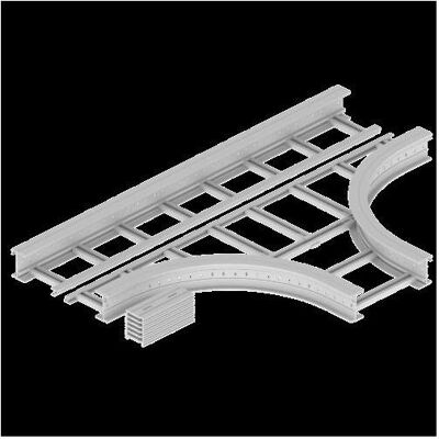 Unex Leitungsführung, 67539-04 T-Abzweiger 135x500 R600 aus U23X RAL7035 (50 cm) Unex Leitungsführung, 67539-04 T-Abzweiger 135x500 R600 aus U23X RAL7035 (50 cm)