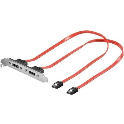 Goobay SATA-Blende, intern/extern (50 cm, SATA), Interne Kabel (PC) Goobay SATA-Blende, intern/extern (50 cm, SATA), Interne Kabel (PC)