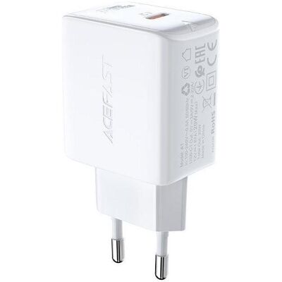 Acefast A1 (20 W, 1 Port), USB Ladegerät, Weiss Acefast A1 (20 W, 1 Port), USB Ladegerät, Weiss