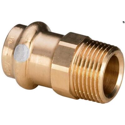 Viega, Rohrverbindungstechnik, Laikinoji jungtis 18 mm x 3/4 "bronza (628 727) Viega, Rohrverbindungstechnik, Laikinoji jungtis 18 mm x 3/4 "bronza (628 727)