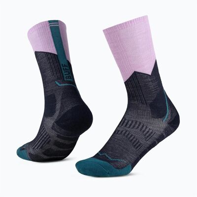 Buff, Unisex, Sportsocken, Merino Mw Crew Socks Orchid (42 - 44), Schwarz, Violett Buff, Unisex, Sportsocken, Merino Mw Crew Socks Orchid (42 - 44), Schwarz, Violett