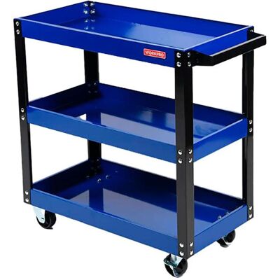 Workpro, Werkzeugwagen + Montagewagen, Werkzeugwagen 75,5 x 35,5 x 70,5 cm Schwarz Stahl Polypropylen (3x) Workpro, Werkzeugwagen + Montagewagen, Werkzeugwagen 75,5 x 35,5 x 70,5 cm Schwarz Stahl Polypropylen (3x)