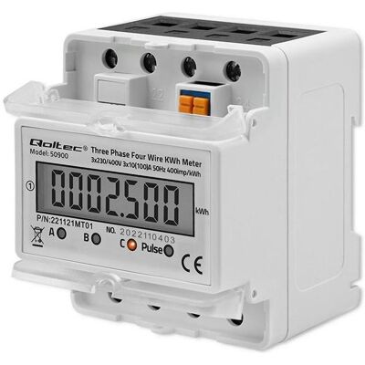 Qoltec, Energiemessgerät, Energieverbrauchszähler Qoltec, Energiemessgerät, Energieverbrauchszähler