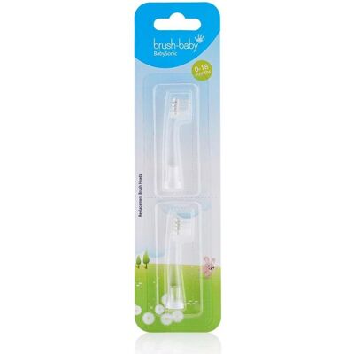 Brush-Baby, Zahnbürstenkopf, BabySonic (2x) Brush-Baby, Zahnbürstenkopf, BabySonic (2x)