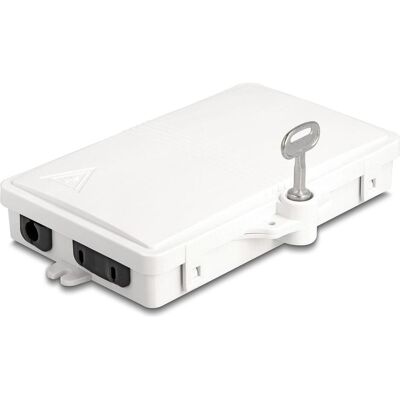 Delock LWL Verteilerbox für Innen- und Aussenbereich IP65 wasserfest abschliessbar 2 Port weiss (Spleissbox), Zubehör Netzwerk Delock LWL Verteilerbox für Innen- und Aussenbereich IP65 wasserfest abschliessbar 2 Port weiss (Spleissbox), Zubehör Netzwerk