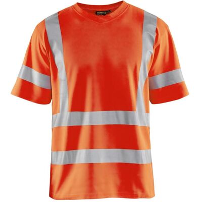 Blakläder, Zubehör Elektroinstallation, unisex Warnschutz Shirt 3380 orange Grösse 2XL Blakläder, Zubehör Elektroinstallation, unisex Warnschutz Shirt 3380 orange Grösse 2XL