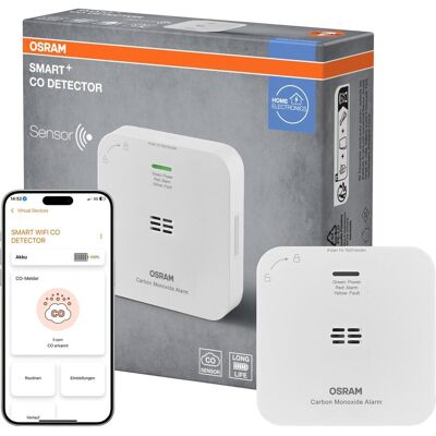 Osram, Gefahrenmelder, Kohlenmonoxidmelder Osram, Gefahrenmelder, Kohlenmonoxidmelder