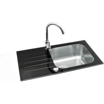 Alveus, Waschbecken, Sink Glam 20 With Mixer Tap Black Color (200 mm, 435 mm) Alveus, Waschbecken, Sink Glam 20 With Mixer Tap Black Color (200 mm, 435 mm)
