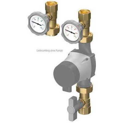Flamco, Zubehör Sanitärinstallation, Pumpen-Absperrset C+R 1Zoll Flamco, Zubehör Sanitärinstallation, Pumpen-Absperrset C+R 1Zoll