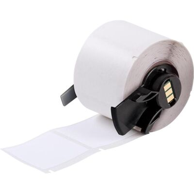 Brady, Etikettenrolle, M6-32-489, Polyester, Weiss, matt, 38.10 x 38.10 mm, extra stark haftend (250 E.) (46.02 mm) Brady, Etikettenrolle, M6-32-489, Polyester, Weiss, matt, 38.10 x 38.10 mm, extra stark haftend (250 E.) (46.02 mm)