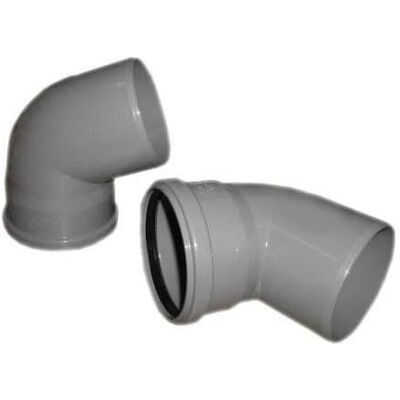 Wavin Zubehör Sanitärinstallation, Internal drainage elbow Optima, d110, 67 ° Wavin Zubehör Sanitärinstallation, Internal drainage elbow Optima, d110, 67 °