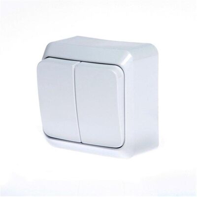 Schneider Switch White 1-Pole 2-Circuits, Schalter + Taster, Weiss Schneider Switch White 1-Pole 2-Circuits, Schalter + Taster, Weiss
