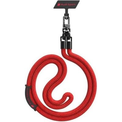 Audi uniwersalna smycz do telefonu 120cm 10mm crossbody czerwony/red AUS-CBL10-RSQ/D1-RD, Weiteres Smartphone Zubehör, Rot Audi uniwersalna smycz do telefonu 120cm 10mm crossbody czerwony/red AUS-CBL10-RSQ/D1-RD, Weiteres Smartphone Zubehör, Rot