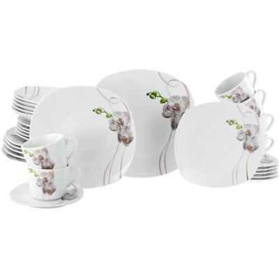 CreaTable, Geschirrset, Square (30 Stk.) CreaTable, Geschirrset, Square (30 Stk.)