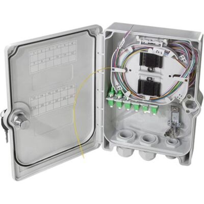 LogiLink FTTH/FTTB-Anschlussleergehäuse (Spleissbox), Zubehör Netzwerk LogiLink FTTH/FTTB-Anschlussleergehäuse (Spleissbox), Zubehör Netzwerk