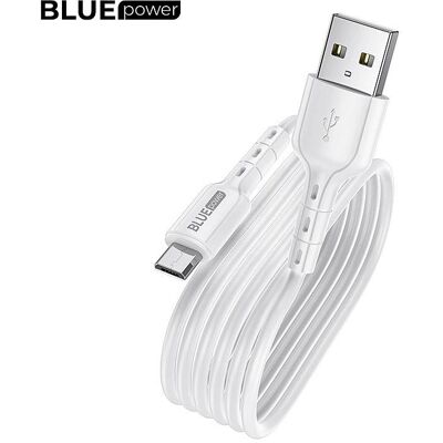Blue Power MicroUSB BMDU01 Novel weiss, USB Kabel Blue Power MicroUSB BMDU01 Novel weiss, USB Kabel