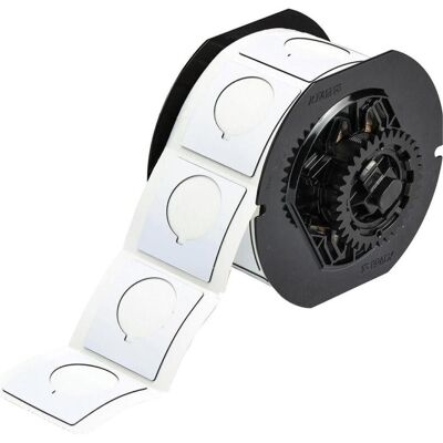 Brady, Etikettenrolle, B30EP-169-593-WT, EPREP (neu), Polyester, Weiss, glänzend, 45.72 x 45.72 mm, mit Loch (30.48 (63.50 mm) Brady, Etikettenrolle, B30EP-169-593-WT, EPREP (neu), Polyester, Weiss, glänzend, 45.72 x 45.72 mm, mit Loch (30.48 (63.50 mm)