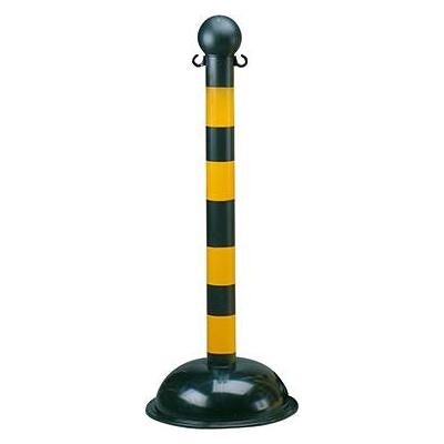 Brady, Absperrung, B-900, Bradylink-Sperrpfosten (incl. Fuss u. Kopf), Schwarz/Gelb gestreift (1 Stück) Brady, Absperrung, B-900, Bradylink-Sperrpfosten (incl. Fuss u. Kopf), Schwarz/Gelb gestreift (1 Stück)