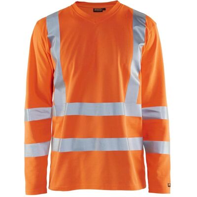 Blakläder, Arbeitsoberteil, Herren Warnschutz-Langarmshirt 3381 orange Grösse 4XL (4XL) Blakläder, Arbeitsoberteil, Herren Warnschutz-Langarmshirt 3381 orange Grösse 4XL (4XL)