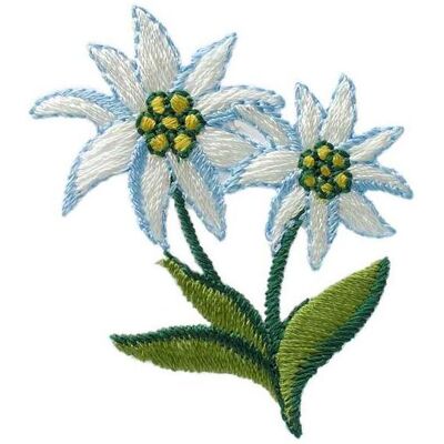 Mono Quick Edelweiss, Applikationen, Mehrfarbig, Weiss Mono Quick Edelweiss, Applikationen, Mehrfarbig, Weiss