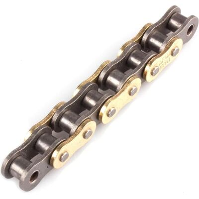 AFAM Fahrradkette 420R1-G - Gold/Schwarz - 120 Glieder AFAM Fahrradkette 420R1-G - Gold/Schwarz - 120 Glieder