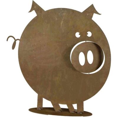 H.G-Deko Rustikale Schwein Gartenfigur H.G-Deko Rustikale Schwein Gartenfigur